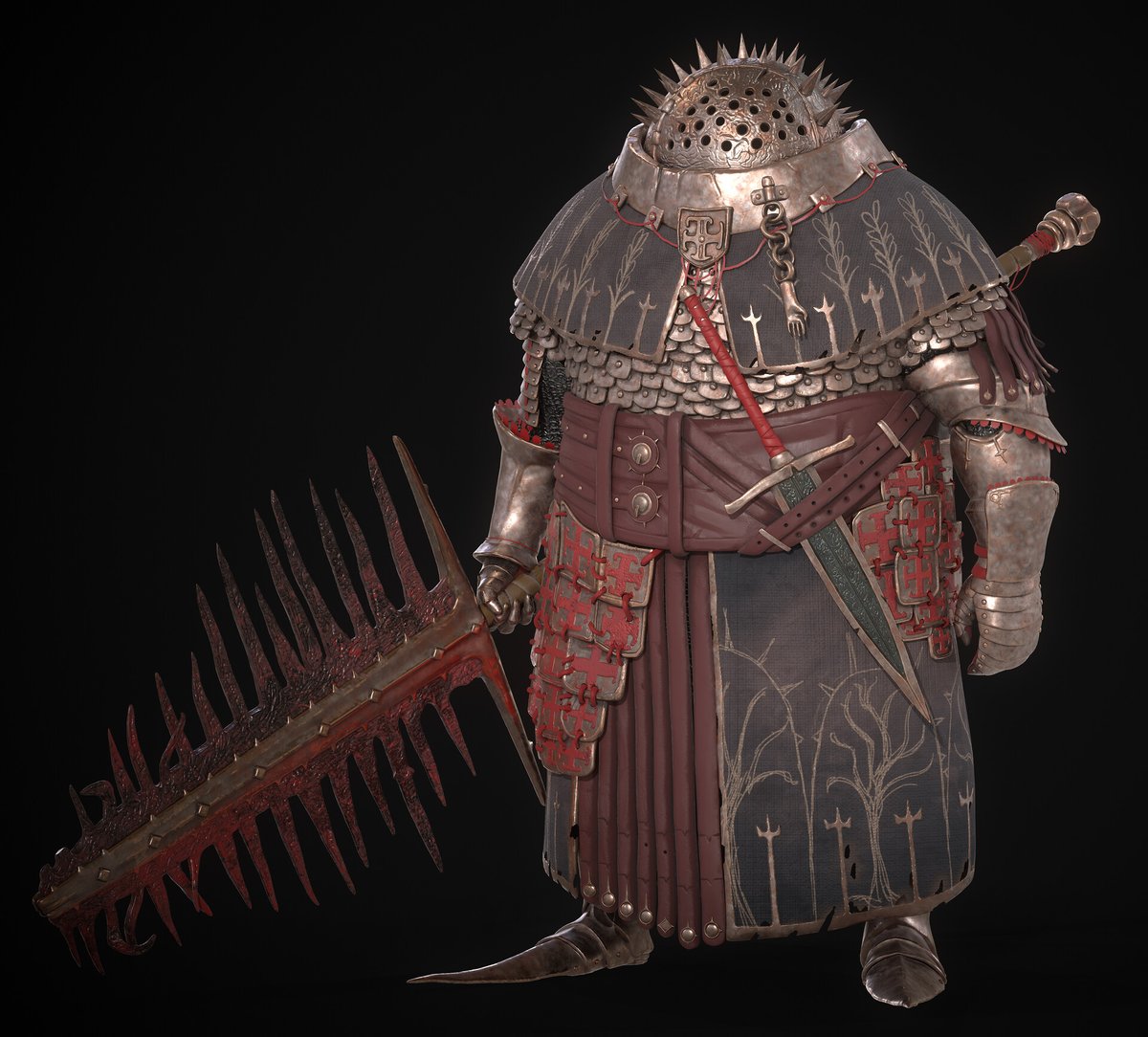 Priest of Thorns by Andrey
artstation.com/artwork/m8vZLa