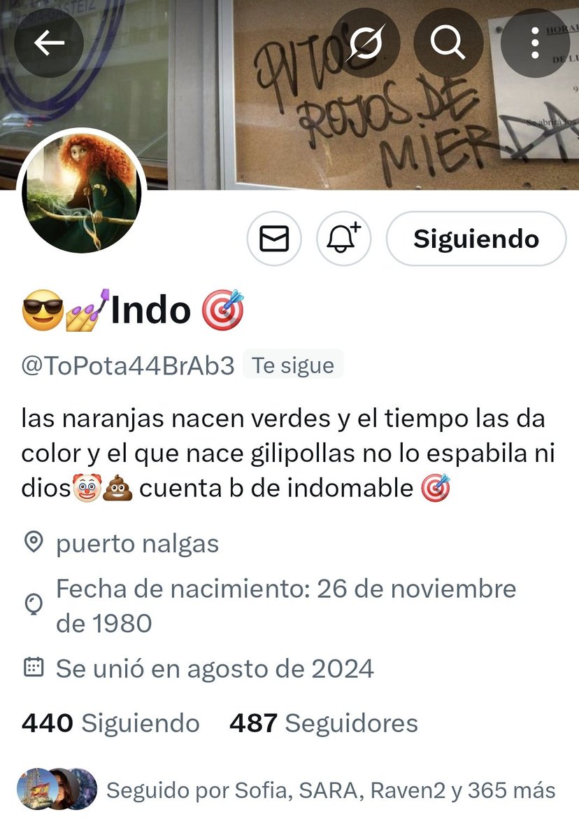 A toda mi gente de bien. 
A nuestra amiga Indomable el pajarrac0 le ha tumbado la cuenta. 
Os ruego volváis a seguirla en 👉<a href="/ToPota44BrAb3/">😎💅Indo 🎯</a>.
Uno cae, nosotros lo levantamos. 
Vamos!!!💪💚🇪🇦