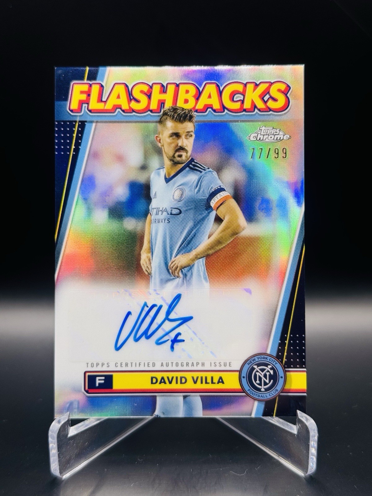 Topps Chrome DAVID VILLA 直筆サインカード 99シリ AVFC Memorabilia on X: 