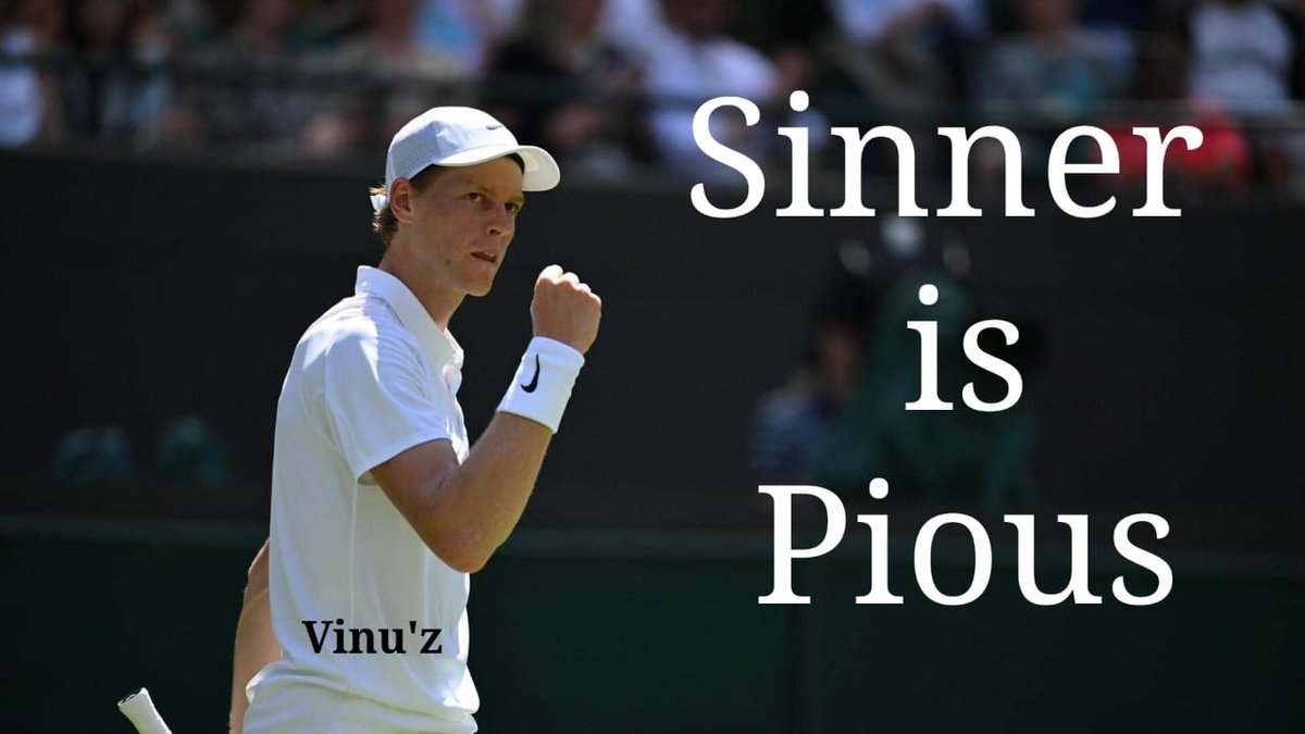 Sinner the winner.