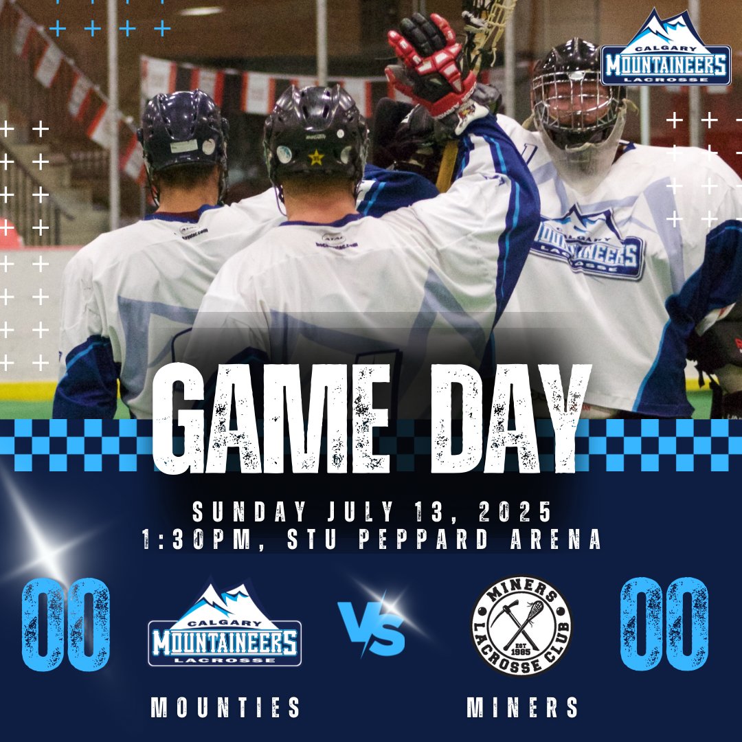 Last one of the regular season then it’s off to the playoffs with a first round matchup against the Outlaws. First things first though. 

Gets all the stats and standings at srbmounties.ca/game-day-centr…. 

#MountiesFamily #LaxFamily #GameDay