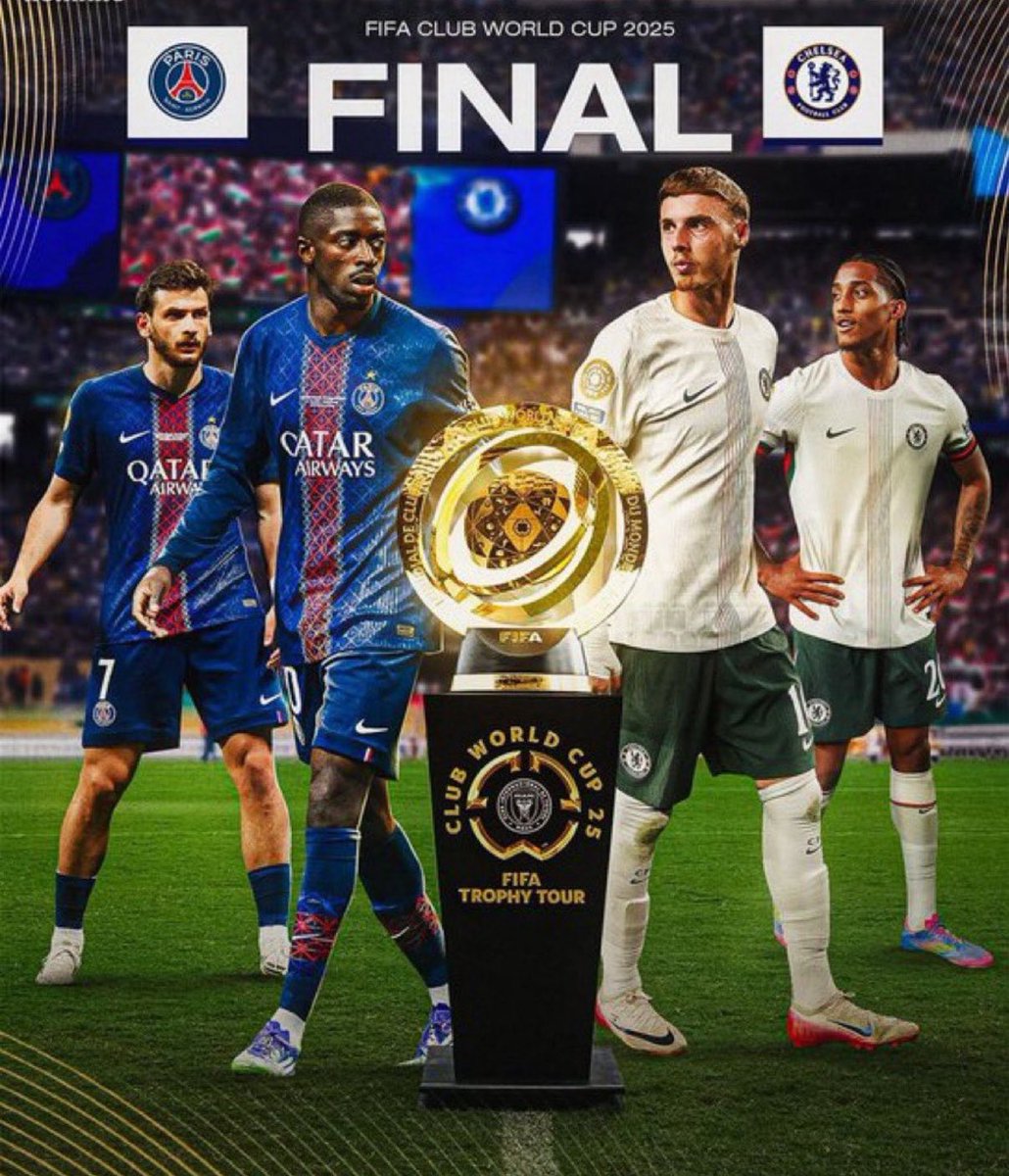 باريس x تشلسي "ليلة كتابة التاريخ".

باريس للإستمرار بكتابة موسم تاريخي لم يكتبه أحد من قبل .

تشلسي ليكون استثنائي كأول نادي يحقق كل البطولات .

كل المؤشرات تقول بأن باريس له الأفضليه والأقرب ليكون البطل ولكن تشلسي واصل لمرحله قادر فيها على خطف اللقب ..

بإنتظار القمه ..