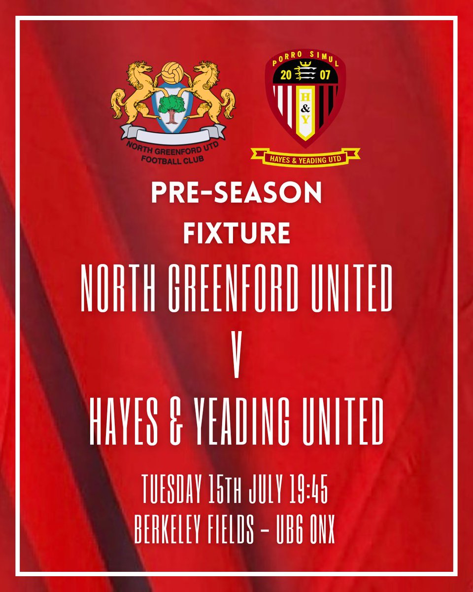 hyufc_official_'s tweet image. NEXT UP➡️
Another pre-season run out Tuesday night.
⏱️19:45 KICK OFF