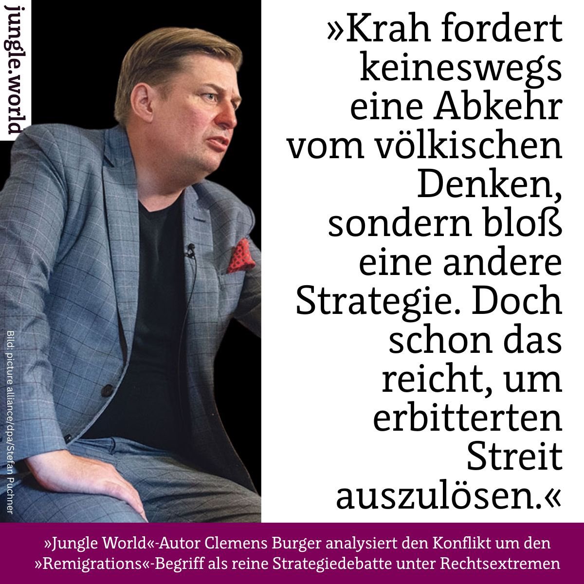 Jungle_World's tweet image. Beim Sommerfest des Antaios-Verlags treffen sich jedes Jahr AfD-Politiker mit rechtsextremen Ideologen. Diesmal stand alles im Zeichen des Konflikts um den AfD-Politiker Maximilian Krah.
👉 jungle.world/artikel/2025/2…