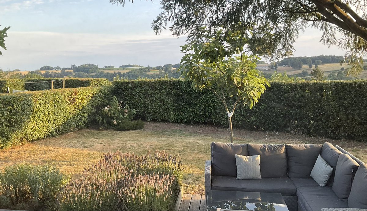 willieckerslike's tweet photo. There are very definitely worse views to have from your en-suite #labellefrance https://t.co/o84EX78ZNj