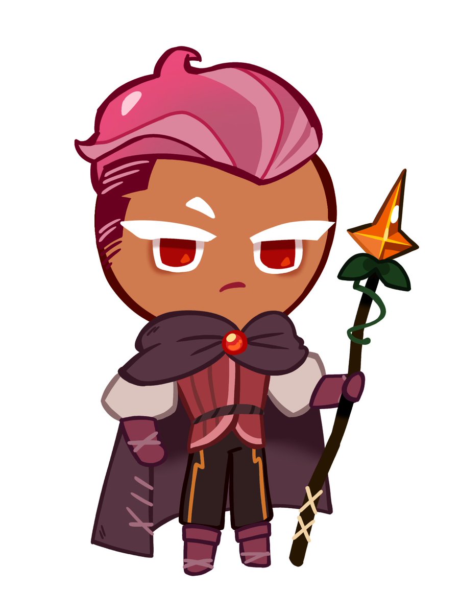 PinkieAirplane's tweet image. Mortal Fire Spirit Cookie design. He's so stupid I love him
#CRK #cookierunkingdom #firespiritcookie