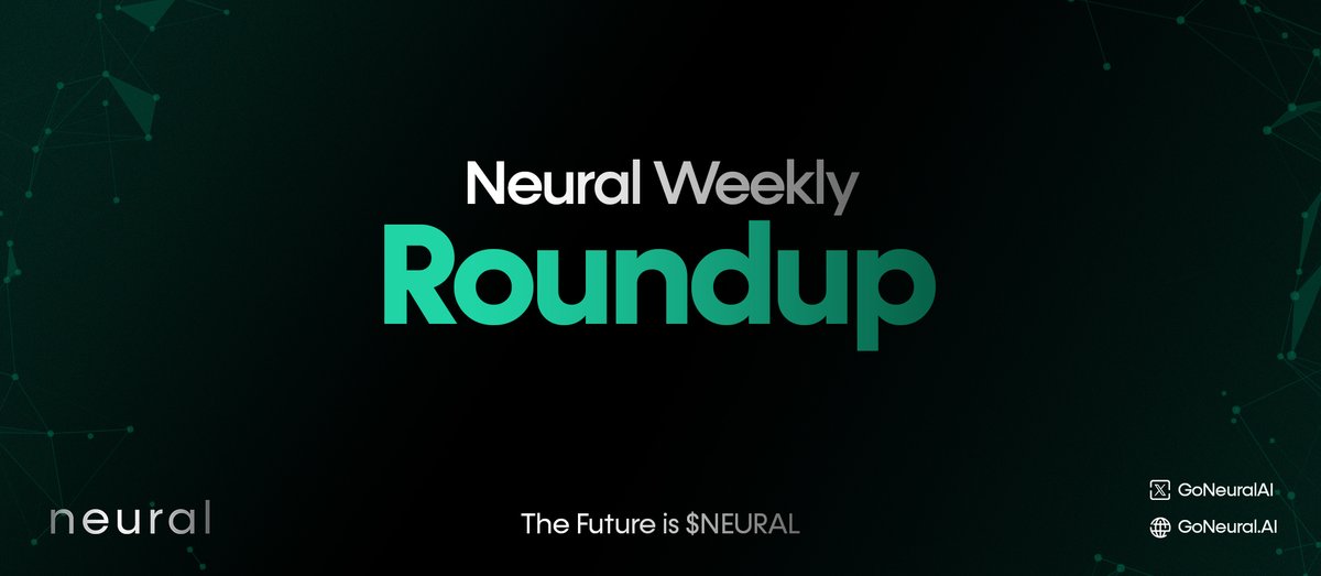 ✍️ NeuralAI Weekly Roundup: Key Highlights Week #66

Smash Campaign Season 1 Winners and Raffle Winners Revealed

The Smash Campaign Season 1 ended with the top 3 winners receiving $3,000, $2,000, and $1,000 in $NEURAL, plus 10 raffle winners each awarded $400 in $NEURAL,