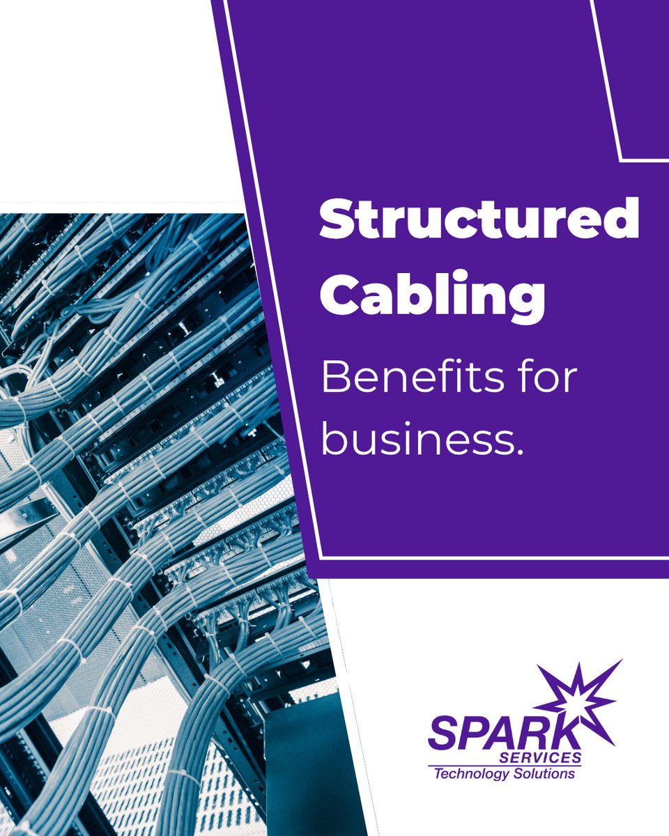 SPARK Services (@sparkitservices) on Twitter photo Here are 3 major benefits of structured cabling.
1. Enhanced network efficiency
2. Reduced downtime
3. Supports future growth
Enjoy enhanced network efficiency, reduced downtime, and scalable infrastructure for future growth. 
#businessnetworking #structuredcabling Here are 3 major benefits of structured cabling.
1. Enhanced network efficiency
2. Reduced downtime
3. Supports future growth
Enjoy enhanced network efficiency, reduced downtime, and scalable infrastructure for future growth. 
#businessnetworking #structuredcabling