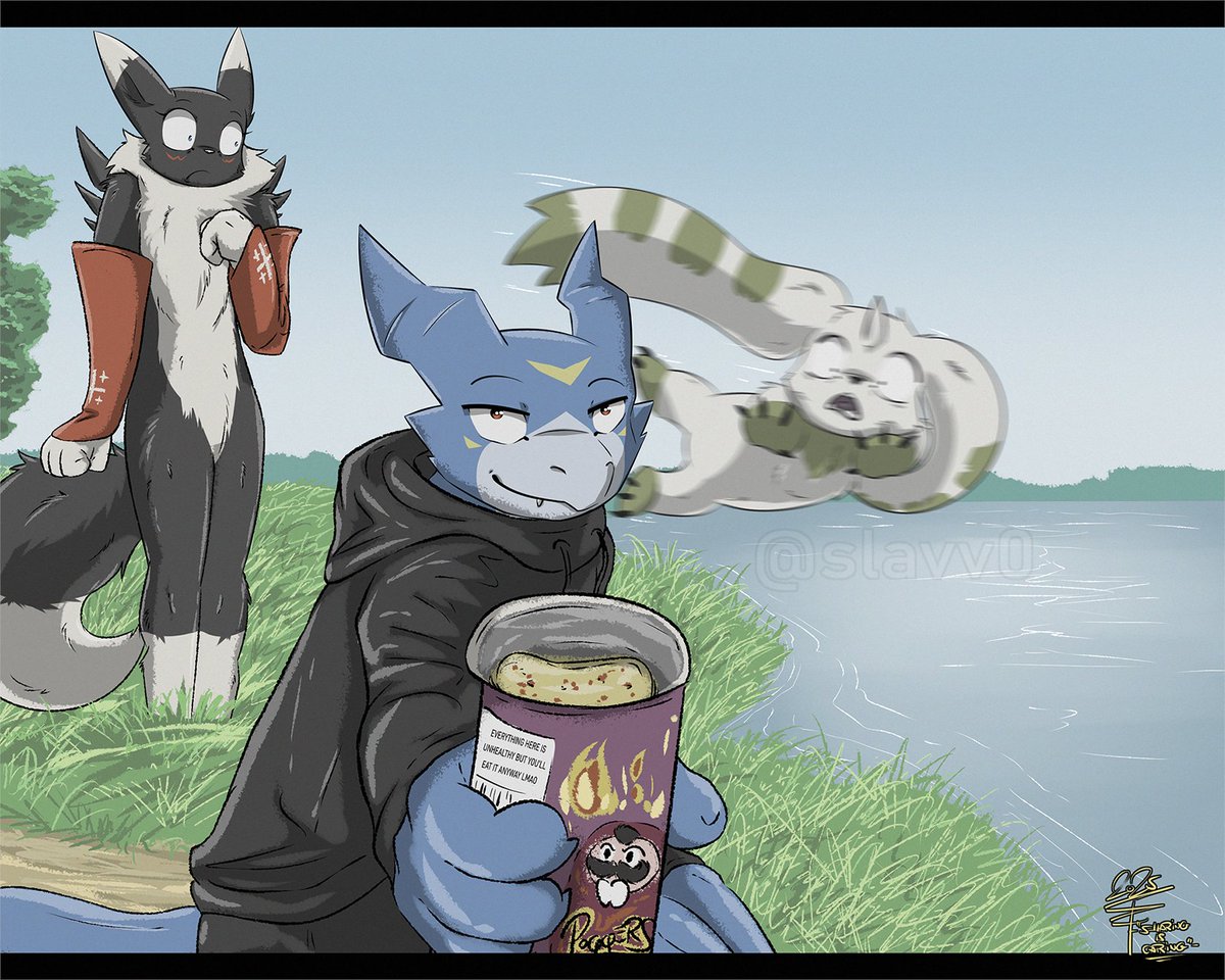 slavv0's tweet image. 'Sharing is caring'
Little guy miscalculated by like 2 seconds and he could've snatched that snack
Nope, not this time
#digimon #renamon #flamedramon #terriermon #γγͺγ’γ’γ³ #γ¬γγ’γ³ #γγ¬γ€γγ©γ’γ³