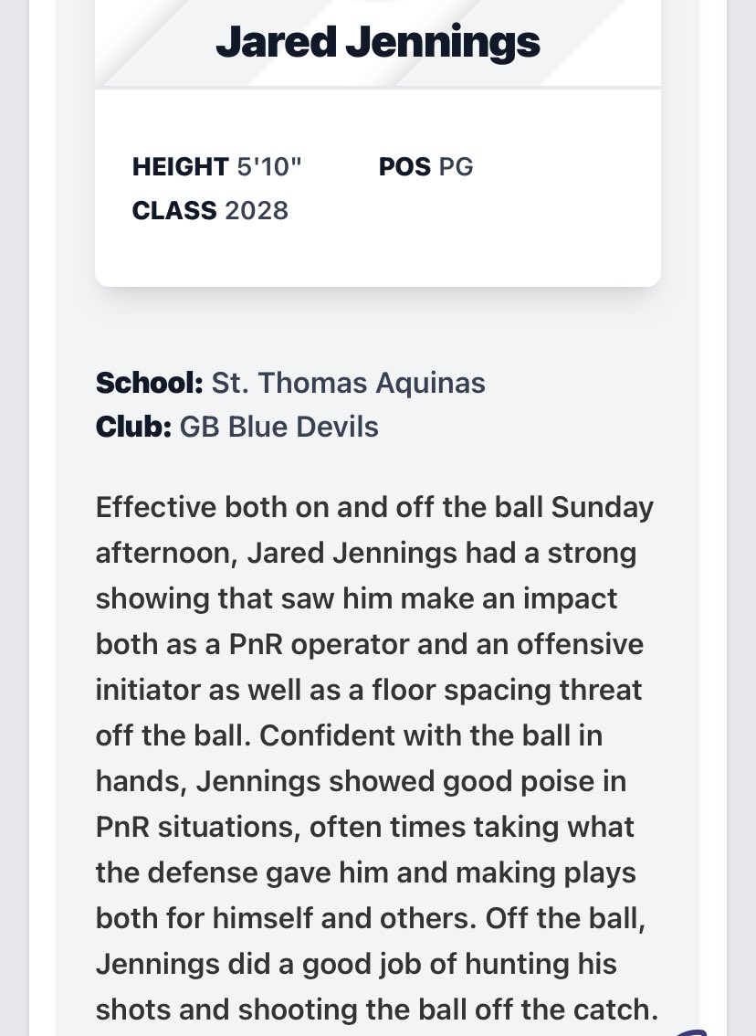 St. Thomas Aquinas Boys Basketball (@statrojansbball) on Twitter photo Thank you <a href="/PrepHoops_NJ/">Prep Hoops New Jersey</a> for the write ups on our guys! Coaches don’t miss out on these student-athletes representing the 2026 and 2028 classes!
<a href="/Danie1Jennings/">Daniel Jennings</a> 6’2 2026 *4.35 GPA*
<a href="/ZymereWeaver/">Zymere Weaver</a> 6’4 2028
<a href="/Triston_Harvey4/">Triston Harvey</a> 6’4 2028
<a href="/Jjennings356/">Jared Jennings</a> 5’10 2028 Thank you <a href="/PrepHoops_NJ/">Prep Hoops New Jersey</a> for the write ups on our guys! Coaches don’t miss out on these student-athletes representing the 2026 and 2028 classes!
<a href="/Danie1Jennings/">Daniel Jennings</a> 6’2 2026 *4.35 GPA*
<a href="/ZymereWeaver/">Zymere Weaver</a> 6’4 2028
<a href="/Triston_Harvey4/">Triston Harvey</a> 6’4 2028
<a href="/Jjennings356/">Jared Jennings</a> 5’10 2028