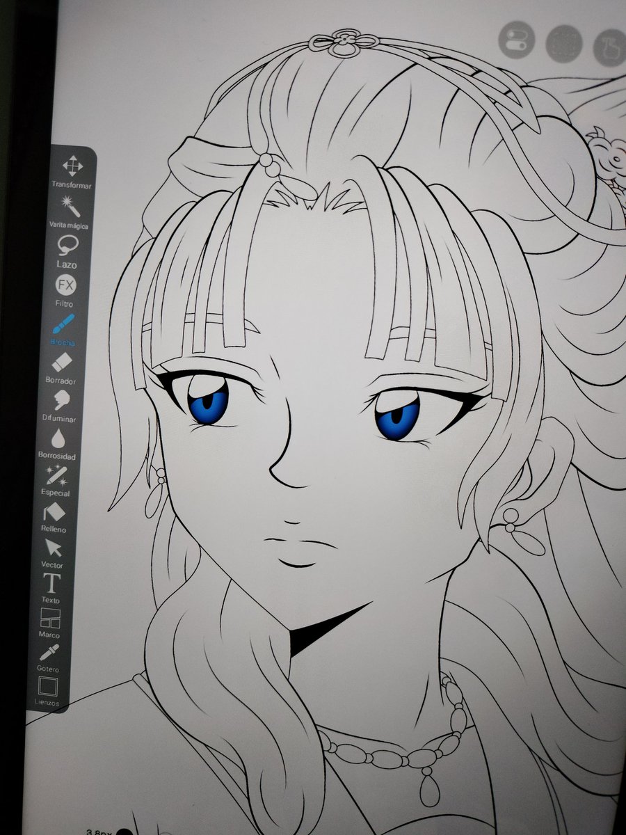 reii_art1's tweet image. 💙 #薬屋FA #WIP