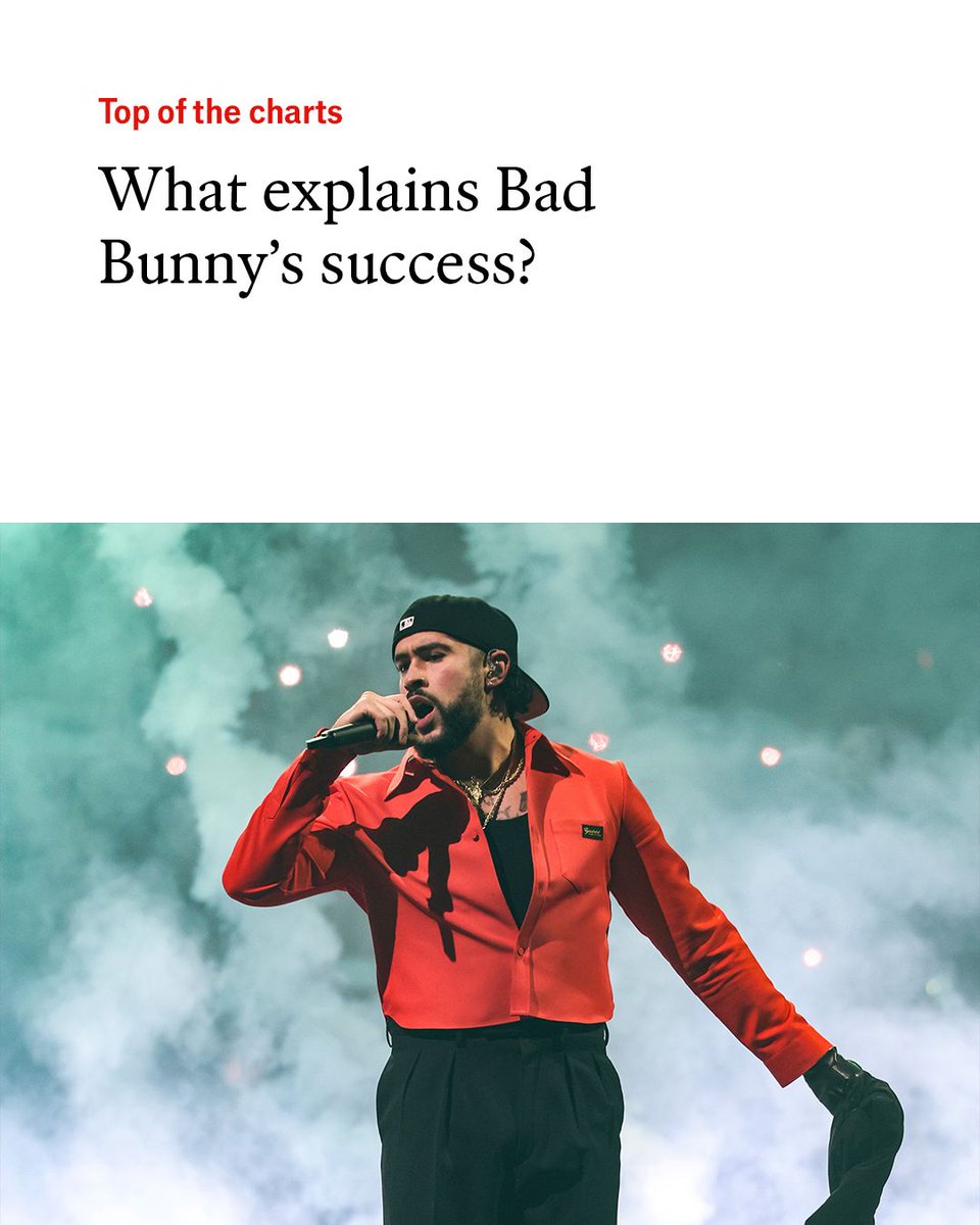 Bad Bunny has become a global hitmaker while rapping and singing almost exclusively in Spanish. Here’s how: econ.st/3U7QjB0

Photo: Getty Images