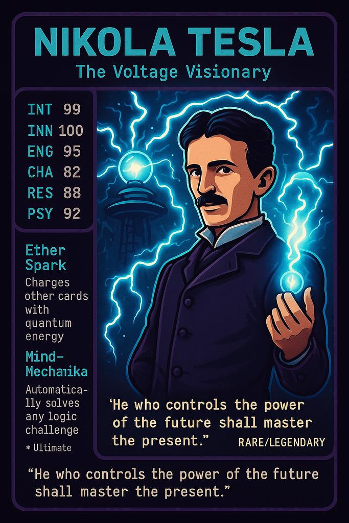 ElanMust_vision's tweet photo. ⚡Nikola Tesla:He who controls the power of the future shall Master the present.. 🕹️
#ElanMust #MustNet #NikolaTesla_Web3 #MUSTbeFRENS #GameFi #MemeFi #Web3 #GaMeMeDeFi #GaMeMeFi_hybrid #Memecoin https://t.co/WEeHUADEio