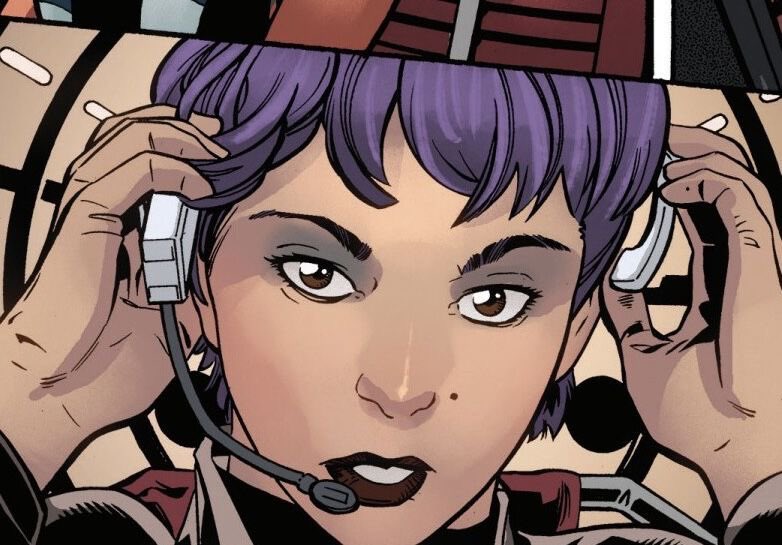 spectresthinker's tweet image. sabine wren — ahsoka comic adaptation