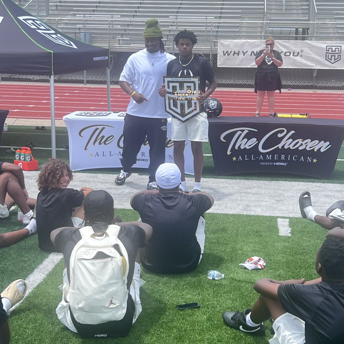 RoyalFootball4's tweet image. Congrats Royal Falcon @yooseth5 being name Camp MVP 
#WeAreRoyal