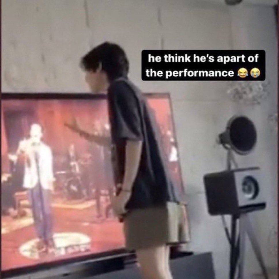 me yelling the ot7 fanchant straight from my bed