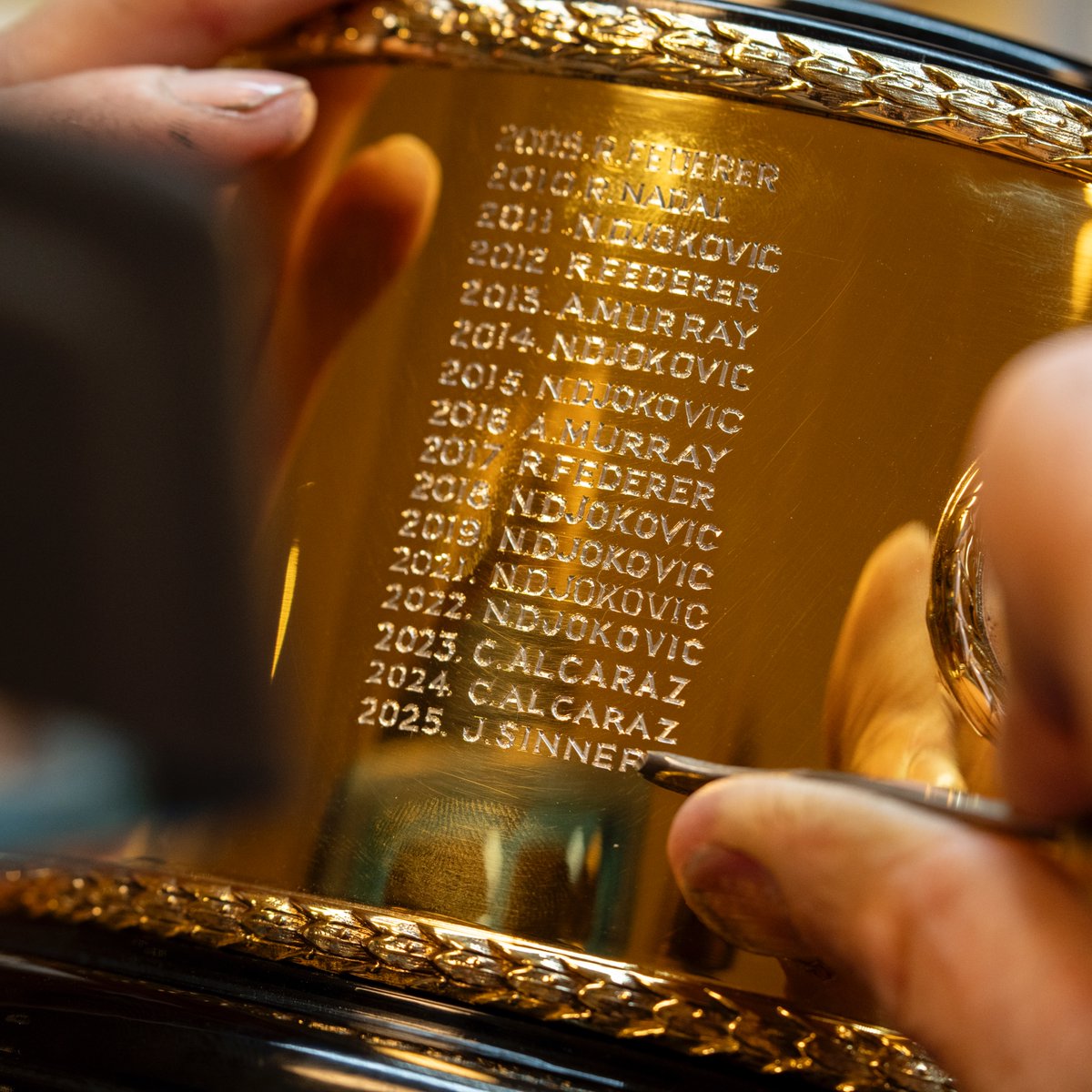 Jannik Sinner's name is etched into history forever 🏆

#Wimbledon