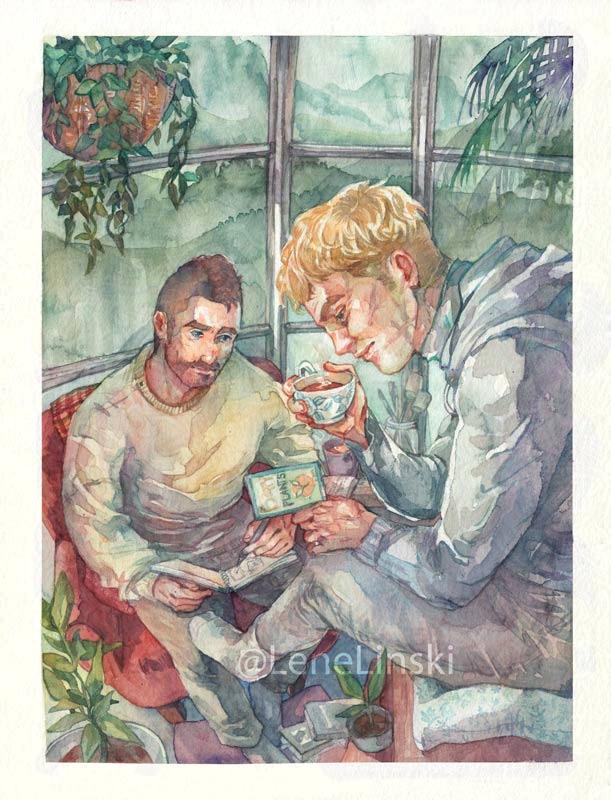 LeneLinski's tweet image. -rainy day-
commission for @deademyers &lt;3 #ghoap #GhostSoap