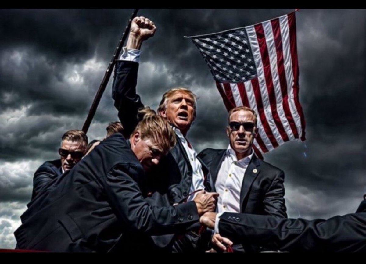 One year ago today .. God saved the United States of America