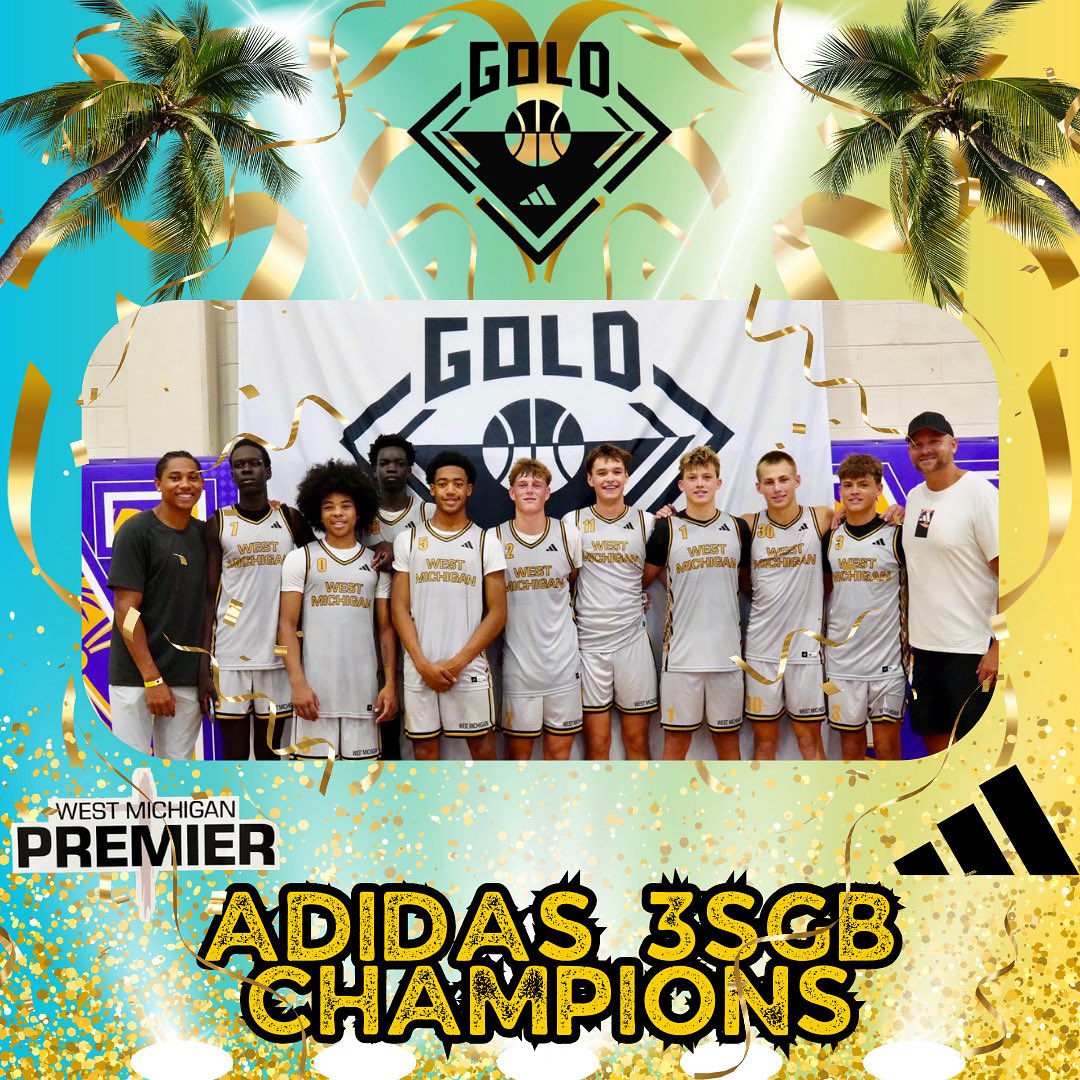 wmlakersbball's tweet image. 2025 ADIDAS GOLD EAST CHAMPIONS! 

@3StripesGOLD