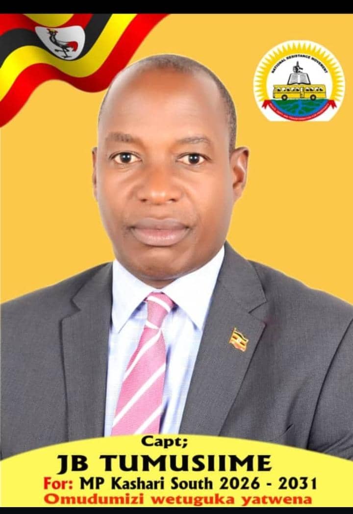Kashari South this is the week.  Let us all rally behind him. 
#Captain JB Tumusiime to the 11th Parliament