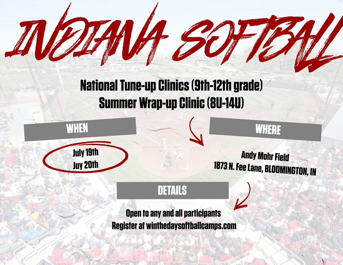 CoachStanton's tweet image. Limited spaces available visit winthedaysoftballcamps.com to register.