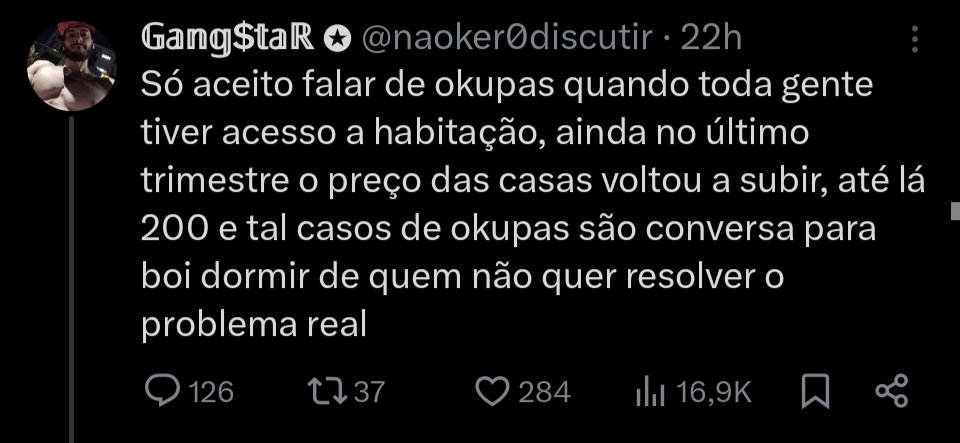 Este statement, vindo de alguém que subtrai iogurtes nos supermercados, não me surpreende!