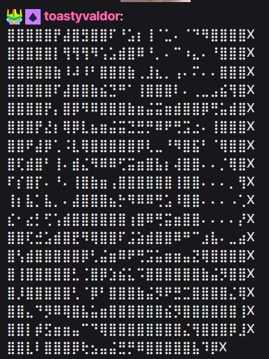 super_ow's tweet image. Lesbian ASCII