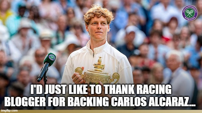RacingMemesOnX's tweet image. Blogger The Train Stopper strikes again! 😂
