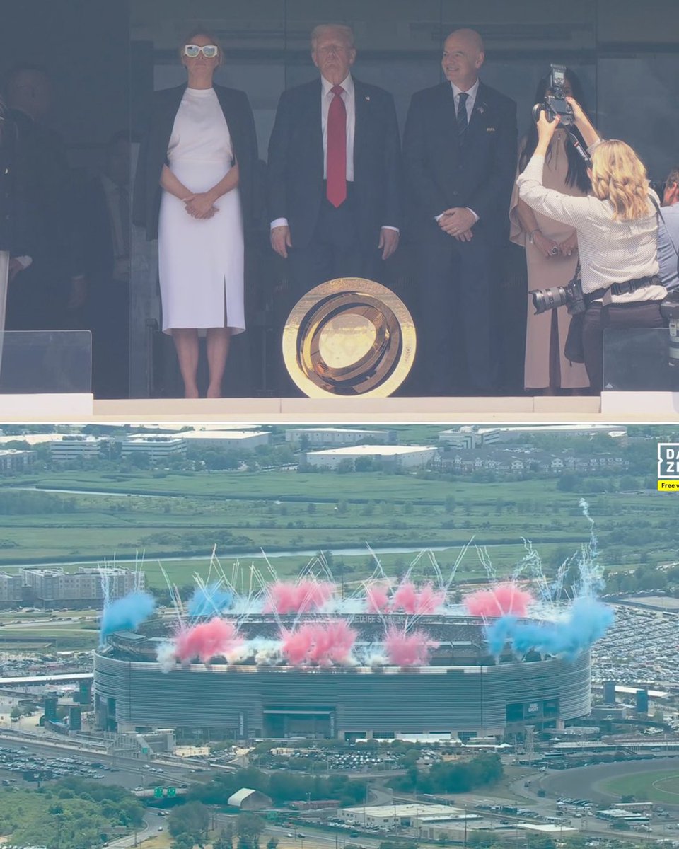 President Donald Trump is in attendance at the Club World Cup final
