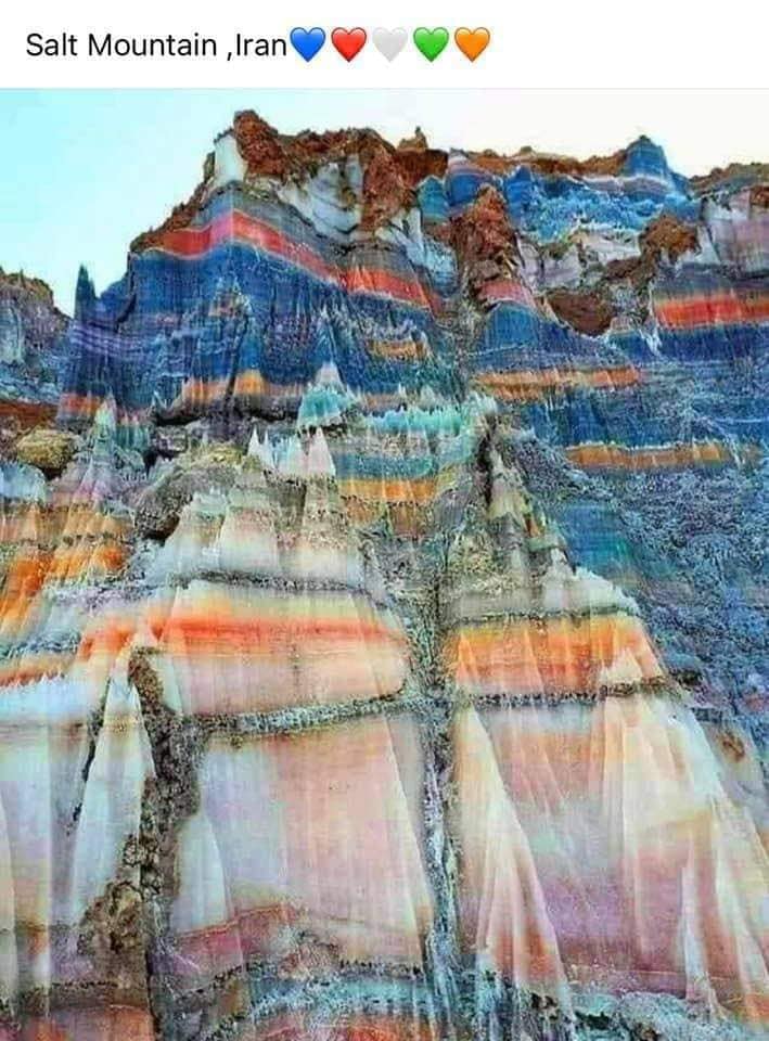 Think about this image every now again. The salt mountains in the Zagros mountain range of Southern Iran. The things on this earth.