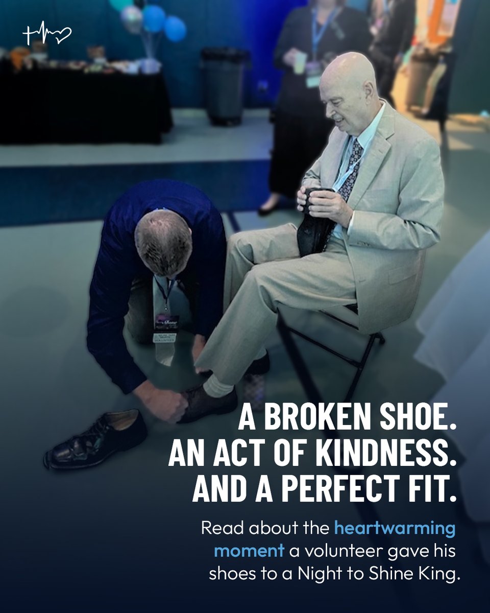 tebowfoundation's tweet image. They say love looks like action, and sometimes, it looks like shoes. 👞 At Night to Shine in DeLand, FL, one volunteer showed us what it truly means to serve others.
With 150 honored guests, 450 volunteers, and countless families gathered at Stetson Baptist Church, the evening…