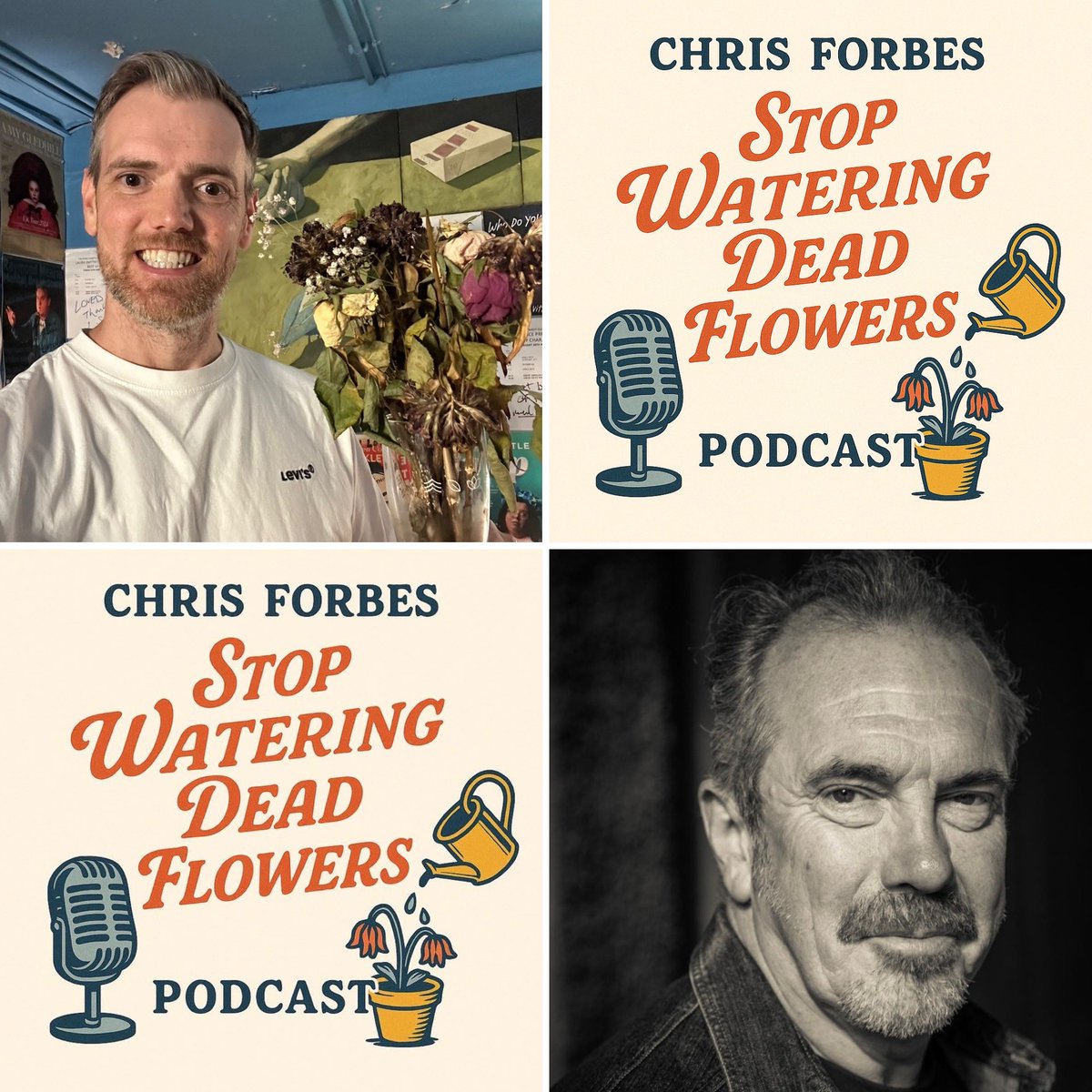 Ep 6 of the podcast is out tomorrow at 7am  with the iconic Gavin Mitchell. This is a really beautiful episode with tales of Robin Williams, ill fated conga lines &amp; perhaps most poignantly of all given events last week, his beloved dog Bob 🐶❤️
