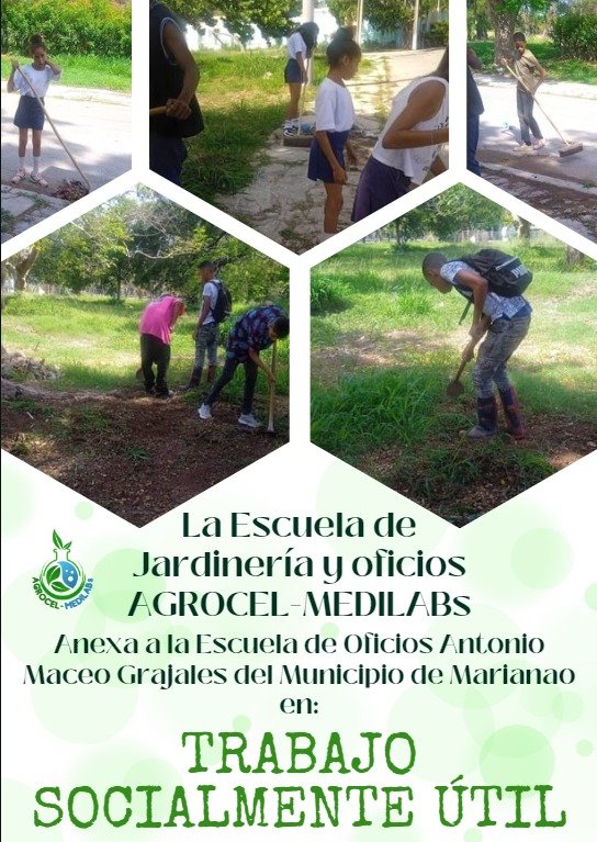 Mipyme de <a href="/univrsdadvarona/">Universidad de Ciencias Pedagógicas E. J. Varona</a> contribuyendo a la higienización de CEL. <a href="/FeuVarona/">FEU Varona</a> 
@CubaMes