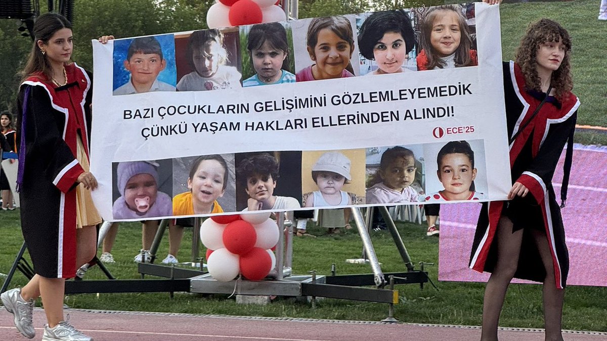 ODTÜ öğrencileri:

"Bazı çocukların gelişimini gözlemleyemedik. Çünkü yaşam hakları ellerinden alındı!"
