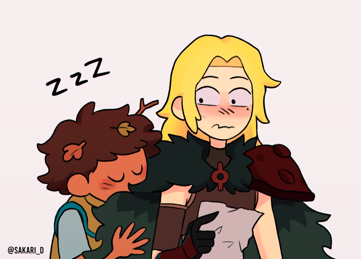 Sakari_D's tweet image. Fluffy💙
#amphibia #sashanne