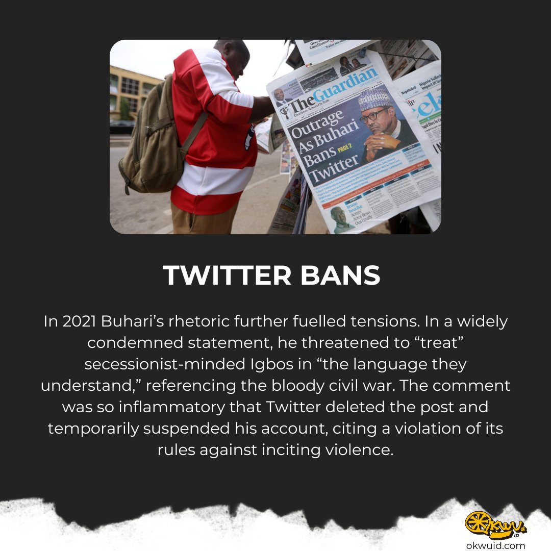 OKWU_ID's tweet photo. Buhari's Anti Igbo Legacy 

By Okwu ID https://t.co/xWTlftbLTQ