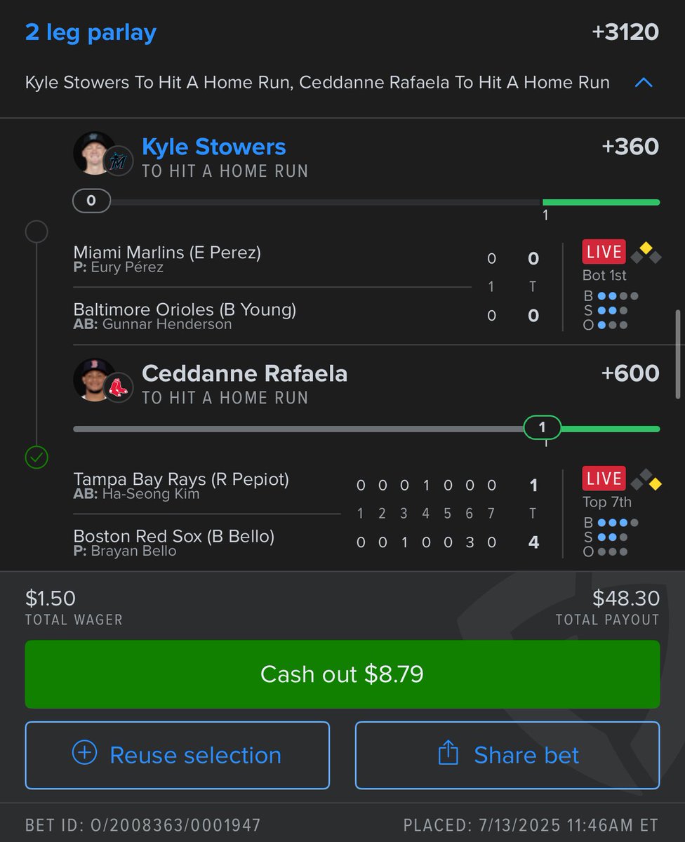 TeeMedz's tweet photo. @MLBHR @BetMGM Pls Kyle! https://t.co/G914XlhiiU