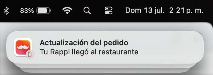 No me habia percatado de lo utiles que son las notificaciones cross app hasta que ...