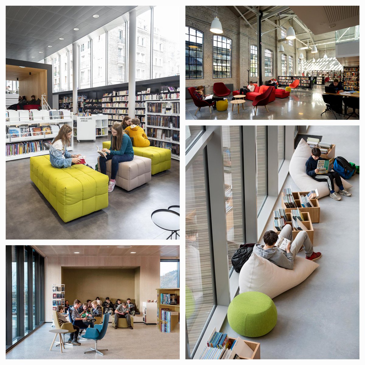 designconceptuk's tweet image. CLICK, CREATE, REIMAGINE! Co-designed spaces ensure the teen space grows with them. A safe, open layout and staff who "get" teen life make the library a spot where all are respected and feel seen. Let’s work together, let's chat? #teens @Radebe84 #LibraryDesign #schoollibraries
