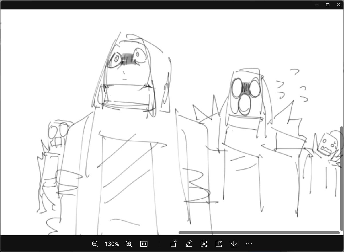 SHAPER094's tweet image. we really scared