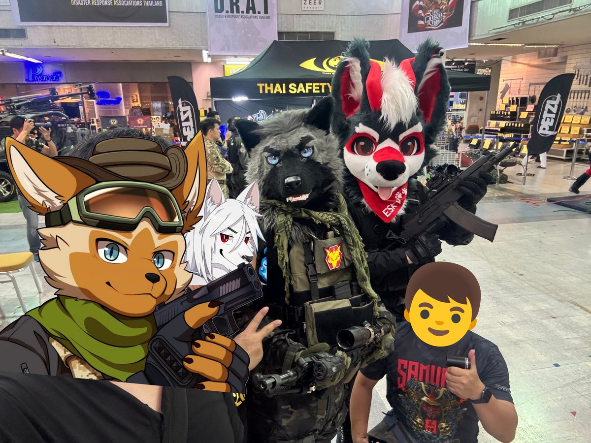 Eskyforfun's tweet photo. Esky's First time in Tactical Wears at AIRSOFT EXPO 2025 🪖
Thanks to all my friends for guiding me as a newbie 🥰
#ZEERAIRSOFT #ZeerRangsit #AIRSOFT #ttac2025 #eskyforfun https://t.co/fCQDBuiJ39