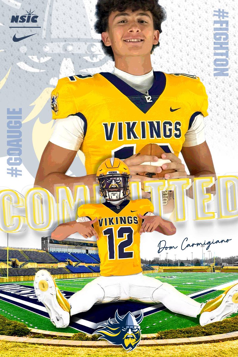 After much thought and meaningful conversations with my family, I'm proud to announce that I will be continuing my academic and athletic journey at Augustana University! I'm incredibly thankful to the Augustana football coaching staff for believing in me and giving me this