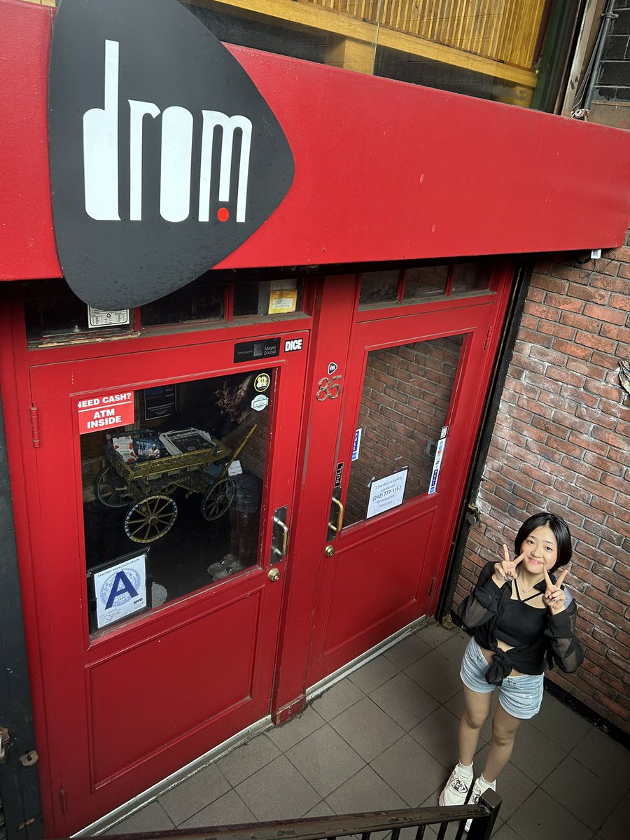 今日はこちらでYOYOKAちゃんとライブに出演します！

Sunday, July 13
at DROM (85 Avenue A, New York, NY)
Doors Open: 4:00 PM  | Show Starts: 4:30 PM