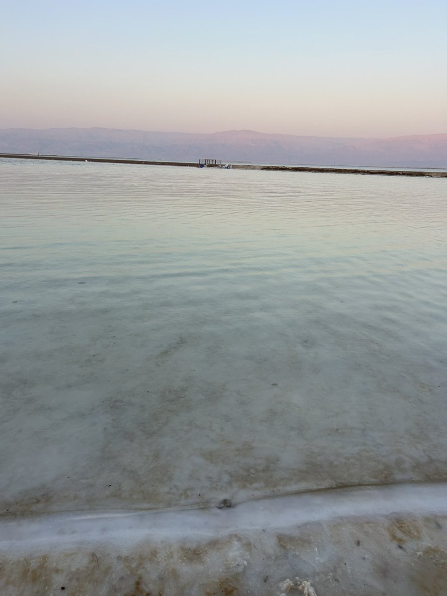Sunset at the #deadsea .