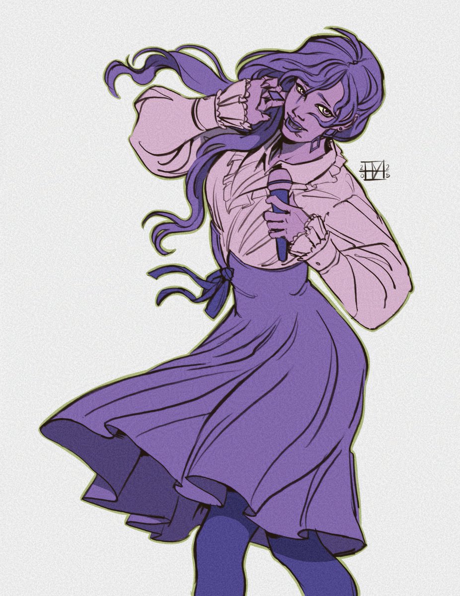 My fisrt ever artfight attack!! Drew <a href="/kotohiime/">Courtney ✧ VGEN Artist</a> 's oc Iyo💥💥