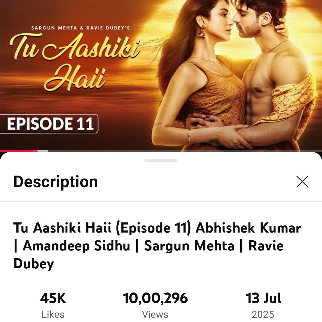 ๐ด๐ฑ๐พ๐ผ๐ฑ๐ฒ (@idrifiz2000) on Twitter photo 1 million views completed in 7 hrs with 45 k likes. ๐๐
<a href="/Abhishekkuma08/">Abhishek Kumar</a> <a href="/_ravidubey/">Ravi Dubey</a>
#AbhishekKumar #tuaashikihaii
#DreamyataDrama #LaughterChefs2
#LaughterChefs 1 million views completed in 7 hrs with 45 k likes. ๐๐
<a href="/Abhishekkuma08/">Abhishek Kumar</a> <a href="/_ravidubey/">Ravi Dubey</a>
#AbhishekKumar #tuaashikihaii
#DreamyataDrama #LaughterChefs2
#LaughterChefs