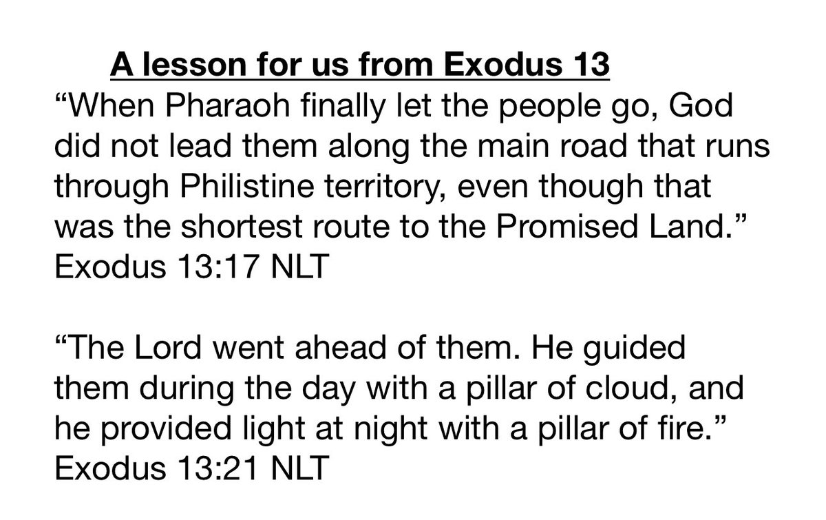 TonyDungy's tweet image. Pastor Wayne’s message at New Hope West was from Exodus Chapter 13. God didn’t take the Israelites in a straight path to the Promised Land. He gave them a long route—but the long route is not always the wrong route. There were lessons to learn that helped them grow. Those lessons…
