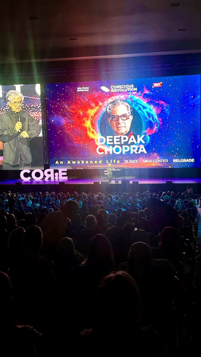 DeepakChopra's tweet image. Thank you, Serbia, for your warm reception and for launching the first initiative for Global Awakening.
In Gratitude ~Deepak Chopra