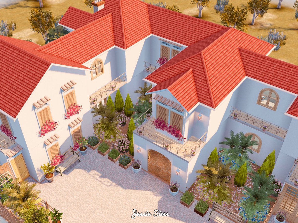 Simmerjessie's tweet image. Soaking up the sun somewhere in the Mediterranean!  Visit my Mediterranean Villa 👉youtu.be/sugF9rrmbzs ☀️😎 @TheSimsFreePlay #SimYourSummer